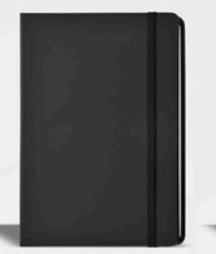 Elastic Black Notebook