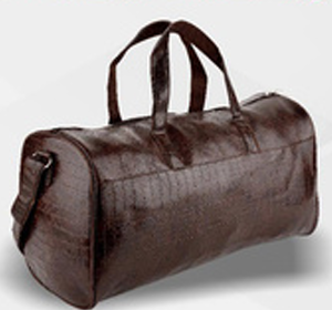 Duffle Bag Croc Black