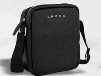 High Volt Small Cross Body Bag- Black
