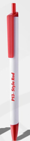 P13 Style Red Plastic Pen